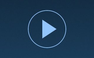Ilustrasi tombol putar video vertikal