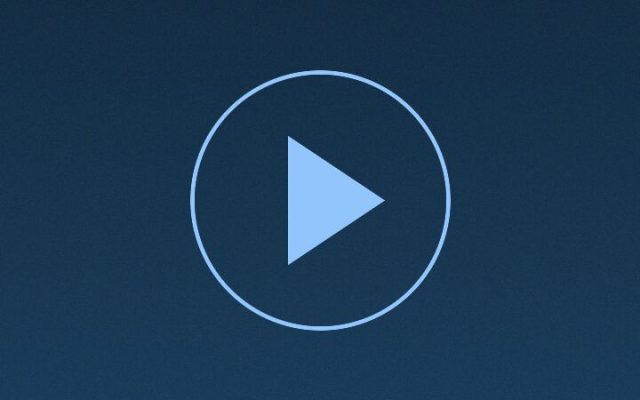 Ilustrasi tombol putar video vertikal